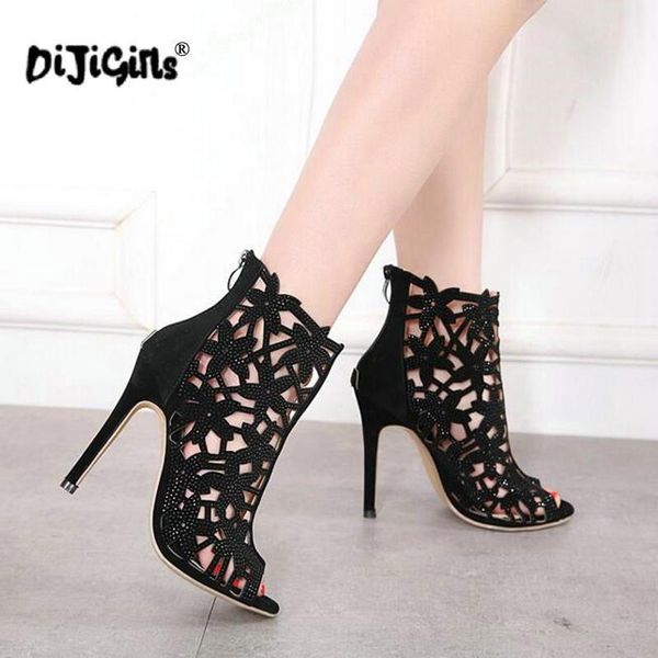 dropship summer roman shoes women sandals rhinestone hollow peep toe high heels woman ankle boots, Black
dropship summer roman shoes women sandals rhinestone hollow peep toe high heels woman ankle boots, Black