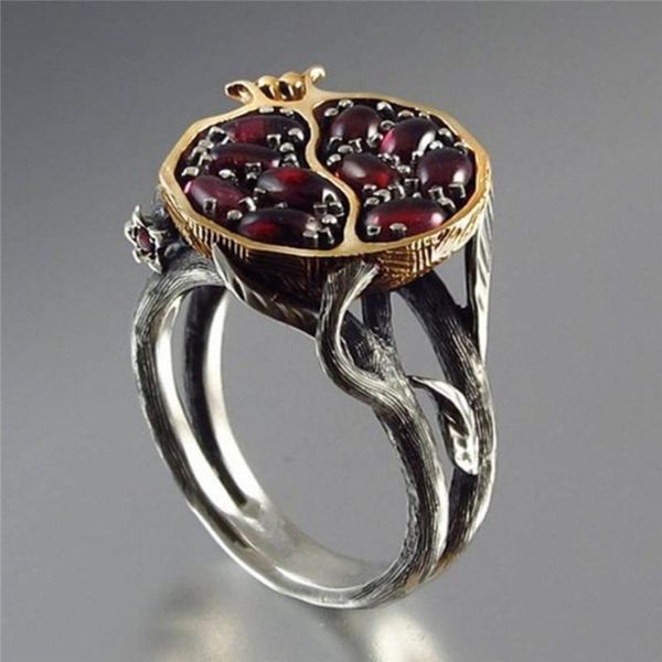vintage round gold natural red garnet ring crystal rhinestone stone leaf bague pomegranate jewelry statement rings for women cluster, Golden;silver
vintage round gold natural red garnet ring crystal rhinestone stone leaf bague pomegranate jewelry statement rings for women cluster, Golden;silver