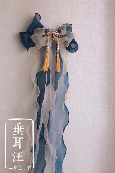 party masks chinese style ancient lolita original beige blue splicing sweet bowknot long ribbon fairy wind mori girl hairpin headwear
party masks chinese style ancient lolita original beige blue splicing sweet bowknot long ribbon fairy wind mori girl hairpin headwear