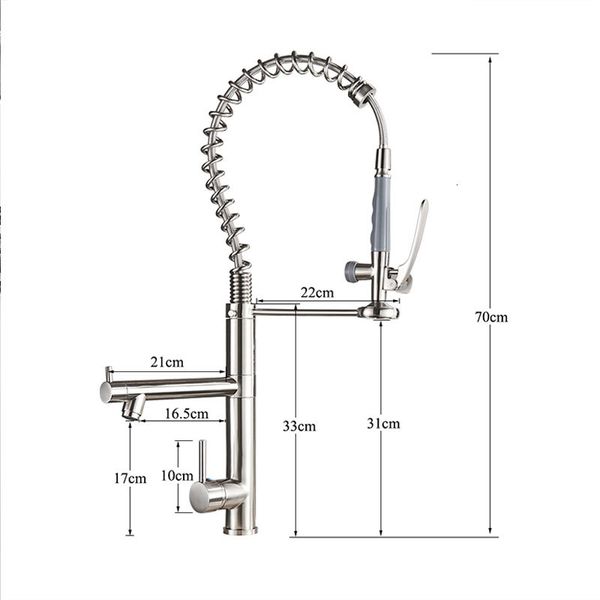 kitchen faucets spring faucet pull down tall 360 roataion single level cold mixer crane tap rainfall spout gqen
kitchen faucets spring faucet pull down tall 360 roataion single level cold mixer crane tap rainfall spout gqen
