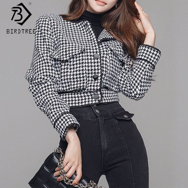 winter korean style temperament slim short single-breasted small fragrant wind woolen houndstooth jacket c0n807n 210419, Black;brown
winter korean style temperament slim short single-breasted small fragrant wind woolen houndstooth jacket c0n807n 210419, Black;brown