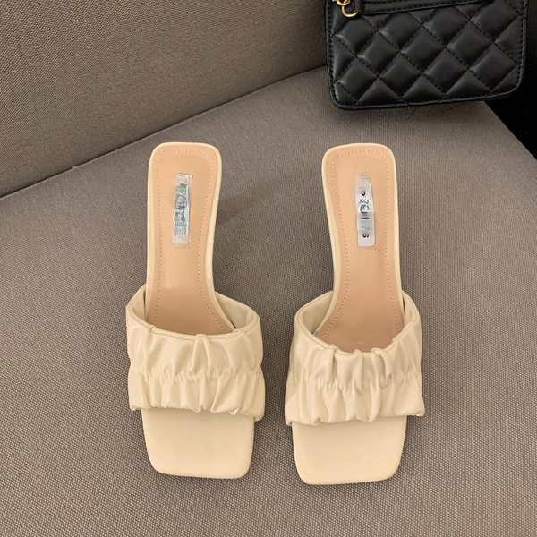 2021 summer woman sandal khaki fashion square toe slipper high heels outer wear stiletto muller sandals and slippers women luxury flip flops, Black
2021 summer woman sandal khaki fashion square toe slipper high heels outer wear stiletto muller sandals and slippers women luxury flip flops, Black