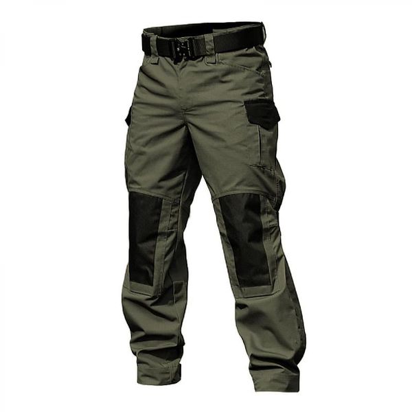 men's pants men military tactical cargo army green combat trousers multi pockets gray uniform paintball autumn work clothing, Black
men's pants men military tactical cargo army green combat trousers multi pockets gray uniform paintball autumn work clothing, Black