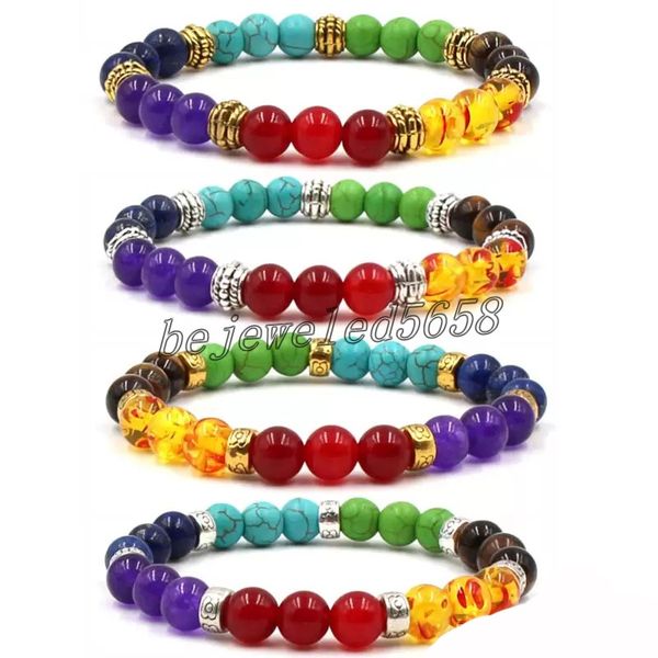 fashion colorful strands beads bracelets natural stone beads chakra bangle for women jewelry 7 chakras gemstone bracelet, Black
fashion colorful strands beads bracelets natural stone beads chakra bangle for women jewelry 7 chakras gemstone bracelet, Black