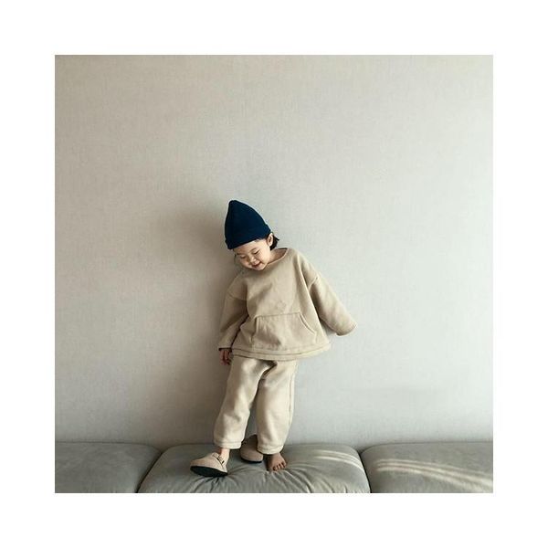 clothing sets 8463 kids set autumn and winter 2021 simple cute big pocket boys suit plus fleece girls casual 2 piece clothes, White
clothing sets 8463 kids set autumn and winter 2021 simple cute big pocket boys suit plus fleece girls casual 2 piece clothes, White