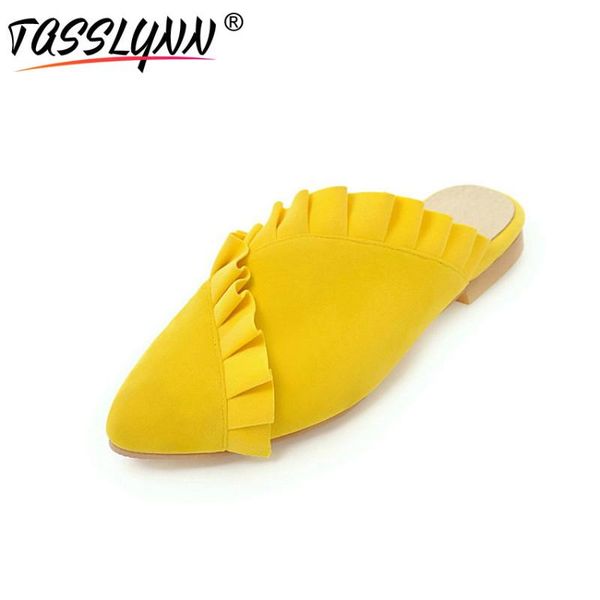 slippers tasslynn 2021 women mature flock pointed toe summer shoes fashion square low heels slip on size 34-43, Black
slippers tasslynn 2021 women mature flock pointed toe summer shoes fashion square low heels slip on size 34-43, Black
