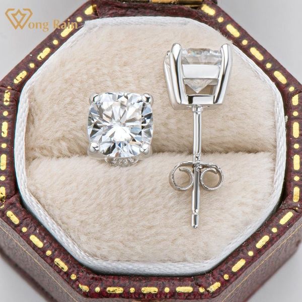 stud wong rain classic 925 sterling silver round cut 1 ct real moissanite diamonds wedding engagement ear studs earrings fine jewelry, Golden;silver
stud wong rain classic 925 sterling silver round cut 1 ct real moissanite diamonds wedding engagement ear studs earrings fine jewelry, Golden;silver