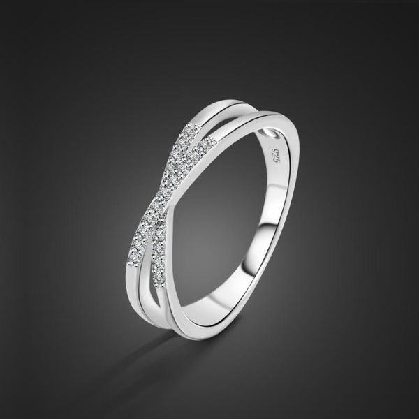 cluster rings x shape cross ring for women 100% 925 sterling silver wedding trendy jewelry dazzling cz modern gift, Golden;silver
cluster rings x shape cross ring for women 100% 925 sterling silver wedding trendy jewelry dazzling cz modern gift, Golden;silver