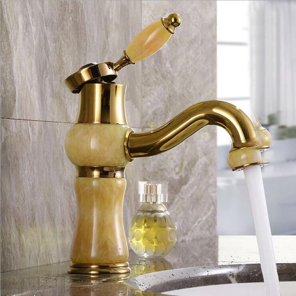 bathroom sink faucets jade and brass faucet gold finished basin faucet,luxury tap mixer water
bathroom sink faucets jade and brass faucet gold finished basin faucet,luxury tap mixer water