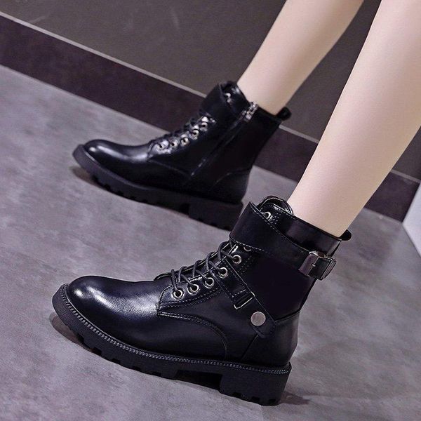 boots solid black leather female ankle for women shoes woman autumn winter lace up buckle strap motorcycle plus size
boots solid black leather female ankle for women shoes woman autumn winter lace up buckle strap motorcycle plus size