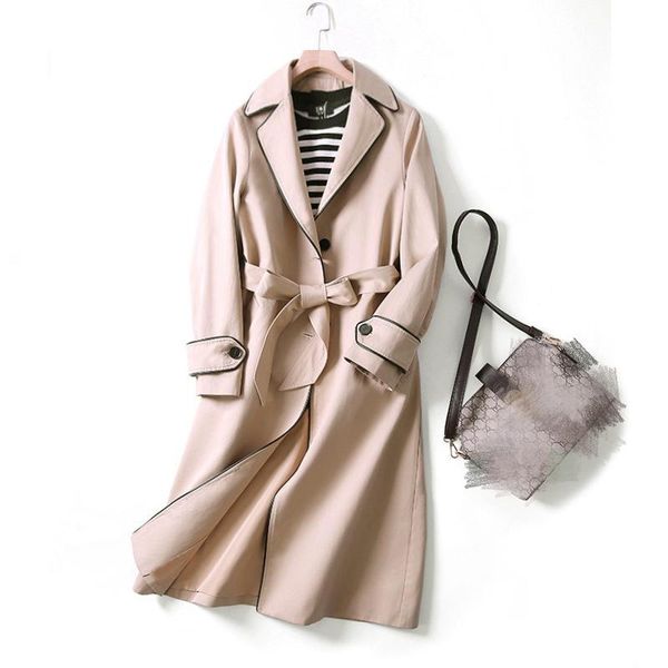 women's trench coats elegant coat for women korea japanese casual windbreaker feminino long section spring autumn ol female, Tan;black
women's trench coats elegant coat for women korea japanese casual windbreaker feminino long section spring autumn ol female, Tan;black
