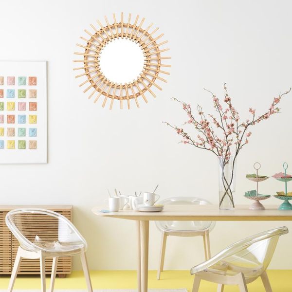 mirrors home decorative rattan weaving art mirror living room wall hanging decor bedroom bathroom makeup pography prop
mirrors home decorative rattan weaving art mirror living room wall hanging decor bedroom bathroom makeup pography prop