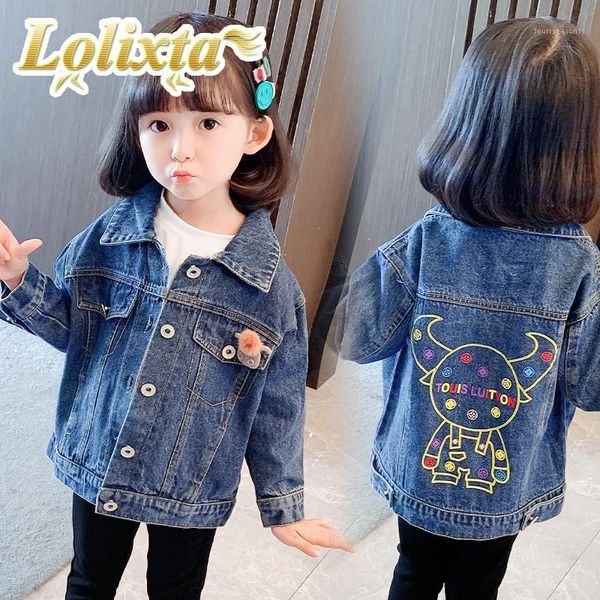 jackets kids about 1-8 years 2021 fashion cute cow cartoon denim for little gilrs spring autumn long sleeve clothes clothing1, Blue;gray
jackets kids about 1-8 years 2021 fashion cute cow cartoon denim for little gilrs spring autumn long sleeve clothes clothing1, Blue;gray