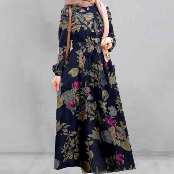 hijab kaftan muslim dress womens retro floral printed maxi dress female sundress abaya dubai vestidos robe summer, Black;gray
hijab kaftan muslim dress womens retro floral printed maxi dress female sundress abaya dubai vestidos robe summer, Black;gray