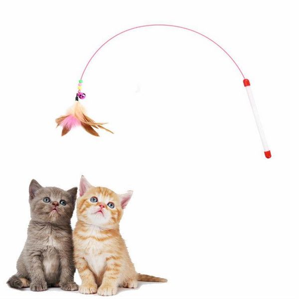 cat toys funny sticks steel wire environmental protection feathers bells pet toy supplies e11405
cat toys funny sticks steel wire environmental protection feathers bells pet toy supplies e11405