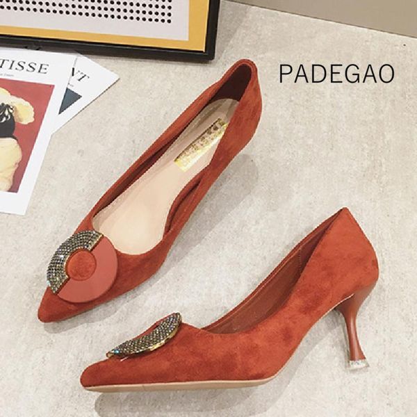dress shoes high heel 2021 women green buckle metal decoration heels fashion elegant woman, Black
dress shoes high heel 2021 women green buckle metal decoration heels fashion elegant woman, Black