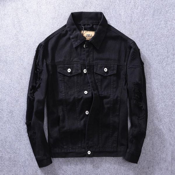 men's jackets 2021 men denim vintage slim jacket jeans spring outwear cowboy hole fashion fast, Black;brown
men's jackets 2021 men denim vintage slim jacket jeans spring outwear cowboy hole fashion fast, Black;brown