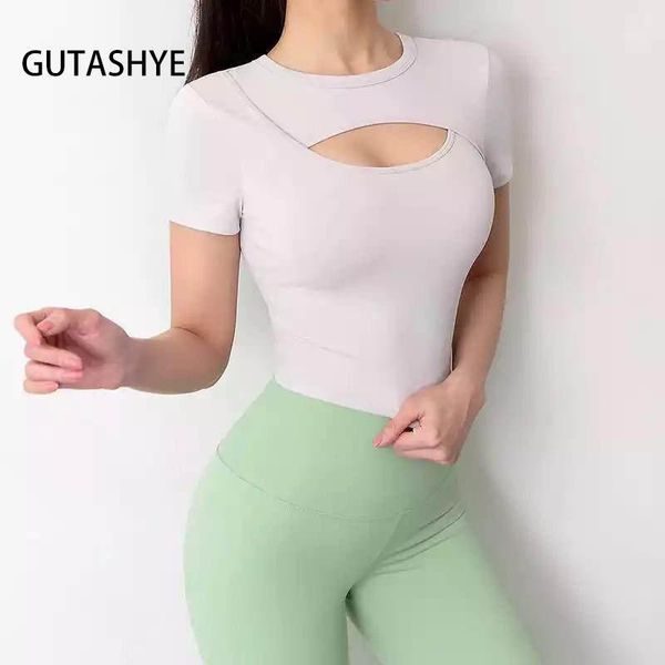 yoga outfit sports women short sleeve shirt naked-feel fabric gym female elastic fitness sweat running pullover workout blouse
yoga outfit sports women short sleeve shirt naked-feel fabric gym female elastic fitness sweat running pullover workout blouse