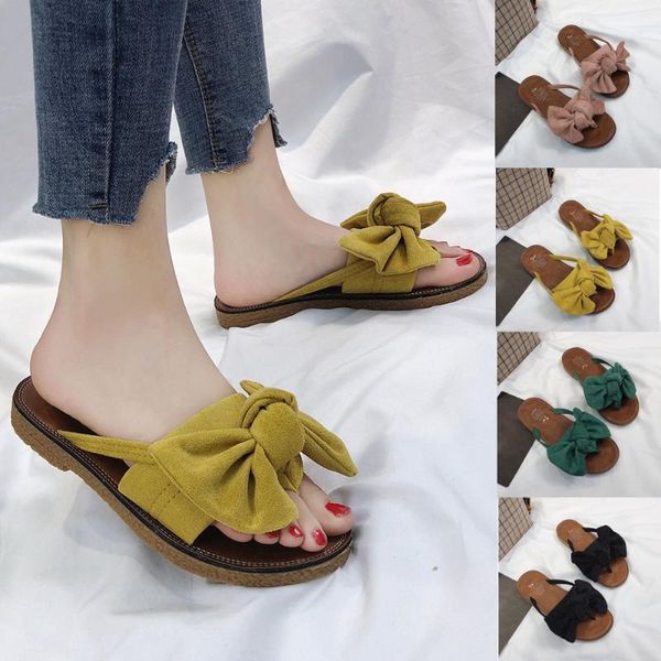 women slipper summer bow fashion solid color tie flat heel sandals beach shoes slippers bowknot #40, Black
women slipper summer bow fashion solid color tie flat heel sandals beach shoes slippers bowknot #40, Black