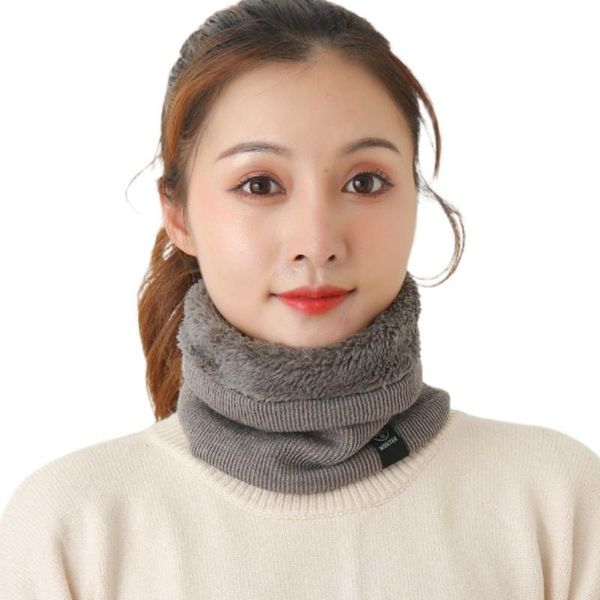 scarves autumn and winter knitted warm plush thickened versatile neck protection men's women's bib mask, Blue;gray
scarves autumn and winter knitted warm plush thickened versatile neck protection men's women's bib mask, Blue;gray