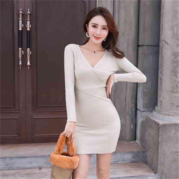 feminine knitting autumn winter knit dress slim fit women's bag hip cross deep v-neck white sweater 601f 210420, Black;gray
feminine knitting autumn winter knit dress slim fit women's bag hip cross deep v-neck white sweater 601f 210420, Black;gray