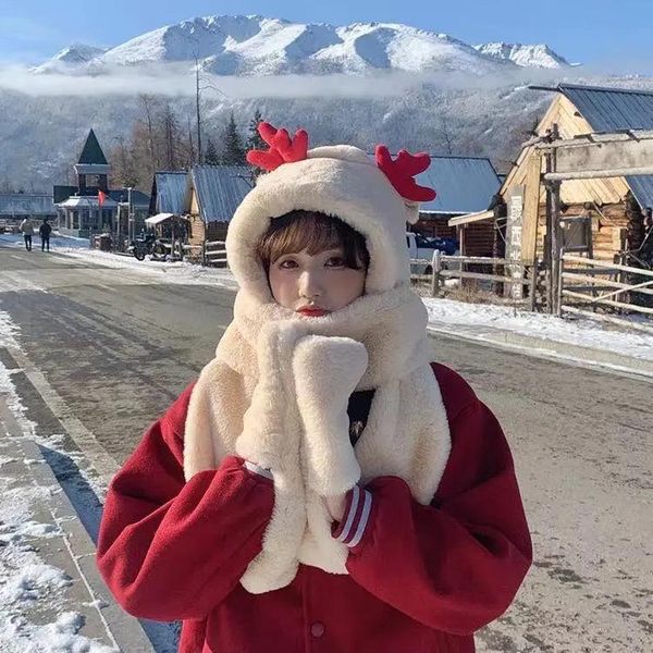 hats, scarves & gloves sets ring deer ear winter hat scarf three- pieces set for woman or kids ,christmas gift, students, soft warm faux fur, Blue;gray
hats, scarves & gloves sets ring deer ear winter hat scarf three- pieces set for woman or kids ,christmas gift, students, soft warm faux fur, Blue;gray