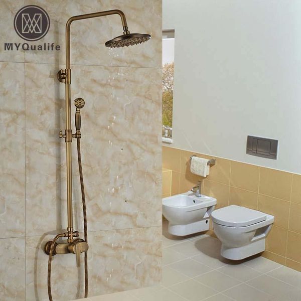 luxury antique brass rainfall shower set faucet bathroom mixer tap + handheld wall mounted sets
luxury antique brass rainfall shower set faucet bathroom mixer tap + handheld wall mounted sets