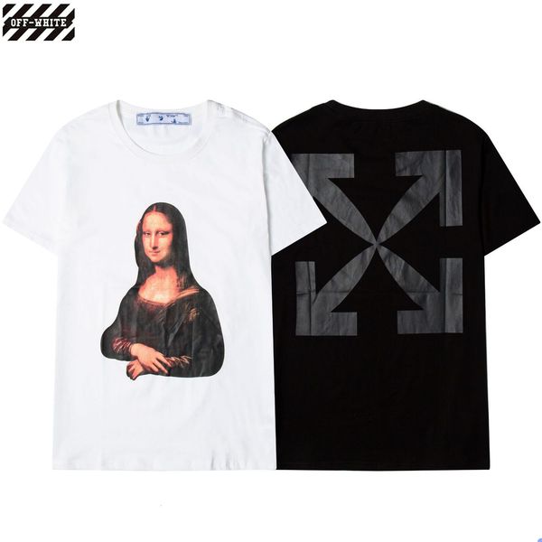 summer short sleeve t-shirt style personalized fashion mona lisa off arrstyle, White;black
summer short sleeve t-shirt style personalized fashion mona lisa off arrstyle, White;black