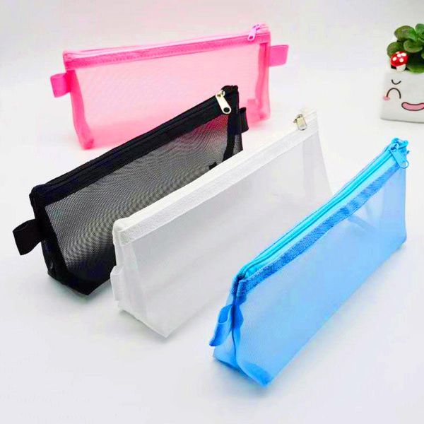 simple transparent storage pen bag portable file kids gift pencil cases test large volume stationery school office bags
simple transparent storage pen bag portable file kids gift pencil cases test large volume stationery school office bags
