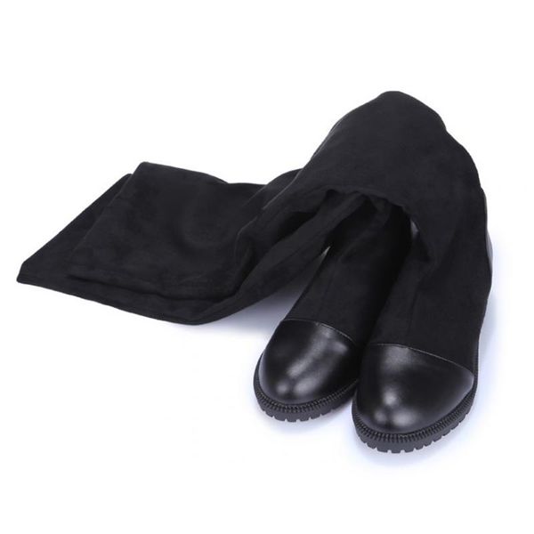 boots flat heel autumn flock leather high winter fashion women's thigh plush black over knee size 35-43
boots flat heel autumn flock leather high winter fashion women's thigh plush black over knee size 35-43
