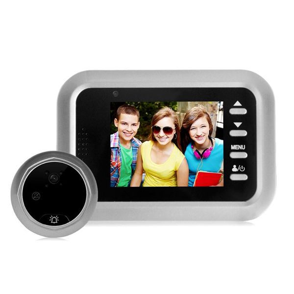 digital doorbell 2.4" color screen peephole viewer hd ir night vision door ring camera pir motion detection video w8 doorbells
digital doorbell 2.4" color screen peephole viewer hd ir night vision door ring camera pir motion detection video w8 doorbells
