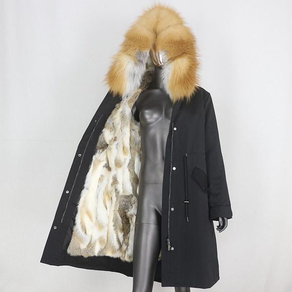 women's fur & faux 2021 real coat x-long parka waterproof winter jacket women natural raccoon hood liner detachable warm, Black
women's fur & faux 2021 real coat x-long parka waterproof winter jacket women natural raccoon hood liner detachable warm, Black