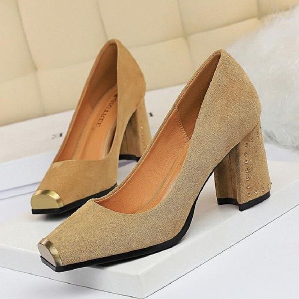 dress shoes european america style fashion retro nightclub women flock shallow rivet pumps ladies high heels square toe 20210509, Black
dress shoes european america style fashion retro nightclub women flock shallow rivet pumps ladies high heels square toe 20210509, Black