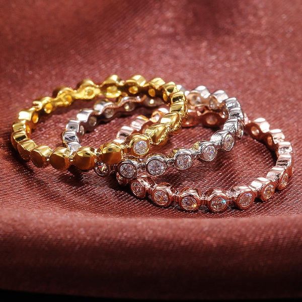 wedding rings stylish crystal anniversary gift women personality stainless steel set for jewelry, Slivery;golden
wedding rings stylish crystal anniversary gift women personality stainless steel set for jewelry, Slivery;golden