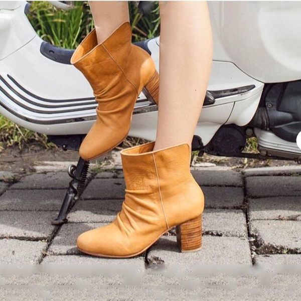 boots women pu leather pleated heels ankle 2021 woman high women's casual pumps ladies fashion female shoes drop, Black
boots women pu leather pleated heels ankle 2021 woman high women's casual pumps ladies fashion female shoes drop, Black