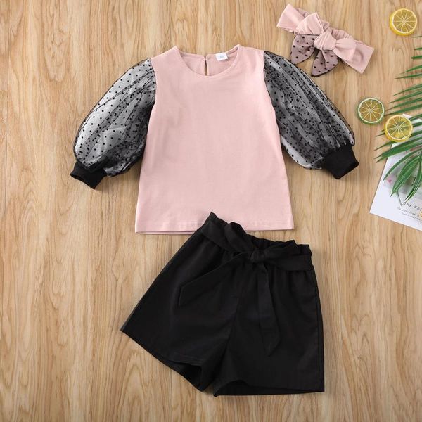 clothing sets baby girl clothes kids polka dot puff sleeve pink + fashion high waist black shorts children's 2021 spring outfits, White
clothing sets baby girl clothes kids polka dot puff sleeve pink + fashion high waist black shorts children's 2021 spring outfits, White