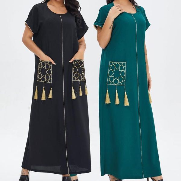 ethnic clothing summer short sleeve dress women eid mubarak abaya dubai hijab turkey islam robe longue dresses vestidos pocket, Red
ethnic clothing summer short sleeve dress women eid mubarak abaya dubai hijab turkey islam robe longue dresses vestidos pocket, Red