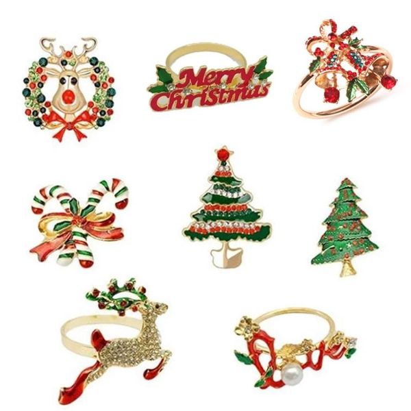 napkin rings quality 8pcs christmas -napkin holder for holiday table decoration elk buckle
napkin rings quality 8pcs christmas -napkin holder for holiday table decoration elk buckle