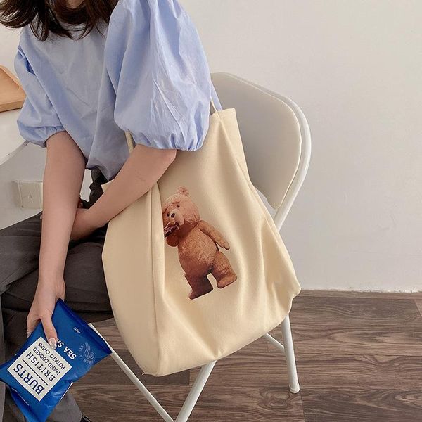 evening bags female bag large canvas handbag casual environmental protection storage reusable cute bear capacity shoulder
evening bags female bag large canvas handbag casual environmental protection storage reusable cute bear capacity shoulder