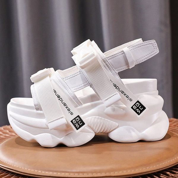 platform sandals women 2022 fashion height increasing 7cm wedge sport chunky sandals shoes summer outdoor beach sandalias mujer, Black
platform sandals women 2022 fashion height increasing 7cm wedge sport chunky sandals shoes summer outdoor beach sandalias mujer, Black