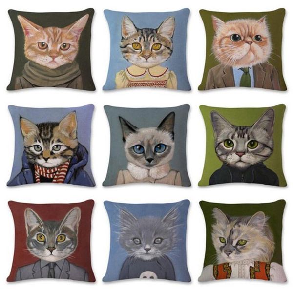 pillow case 17.7" cartoon cat linen office sofa bedroom living room cushion cover fashion home decoration pillowcases
pillow case 17.7" cartoon cat linen office sofa bedroom living room cushion cover fashion home decoration pillowcases