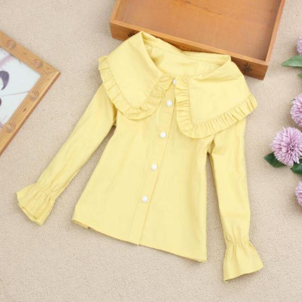 shirts 2021 spring autumn baby toddler teenage school girls blouse kids shirt long sleeve solid children clothes, White;black
shirts 2021 spring autumn baby toddler teenage school girls blouse kids shirt long sleeve solid children clothes, White;black