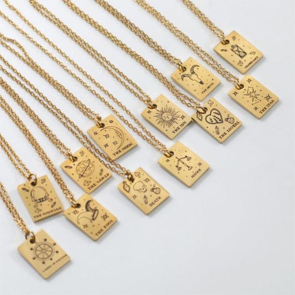pendant necklaces 12 constelltion tarot necklace for women men jewelry real gold plated stainless steel mysterious good luck gift, Silver
pendant necklaces 12 constelltion tarot necklace for women men jewelry real gold plated stainless steel mysterious good luck gift, Silver