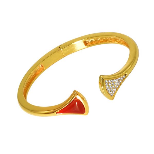 bangle fashion copper zirconia gold color open cuff women bracelets & bangles trendy luxury gift red agate, Black
bangle fashion copper zirconia gold color open cuff women bracelets & bangles trendy luxury gift red agate, Black