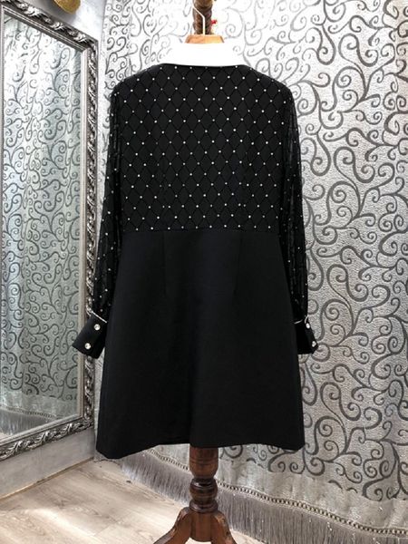 dresses korean fashion autumn winter women turn-down collar geometric patterns crystal beading deco long sleeve, Black;gray
dresses korean fashion autumn winter women turn-down collar geometric patterns crystal beading deco long sleeve, Black;gray