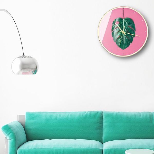wall clocks fresh green leaf living room clock nordic plant bedroom silent glass high-end
wall clocks fresh green leaf living room clock nordic plant bedroom silent glass high-end