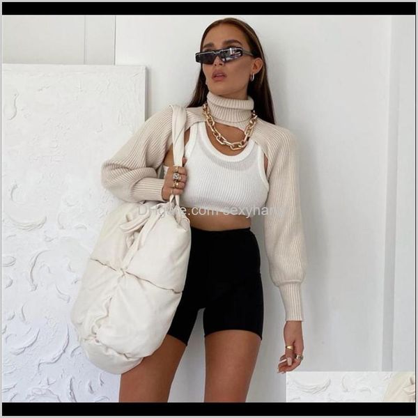 womens clothing apparel drop delivery 2021 female high collar sweaters long sleeves hollow cropped women knitted streetwear sweater fashion, White;black
womens clothing apparel drop delivery 2021 female high collar sweaters long sleeves hollow cropped women knitted streetwear sweater fashion, White;black