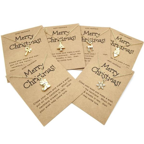 xmas santa claus elk snowflake pendant necklace merry christmas wishing card for women men fashion jewelry gift necklaces, Silver
xmas santa claus elk snowflake pendant necklace merry christmas wishing card for women men fashion jewelry gift necklaces, Silver