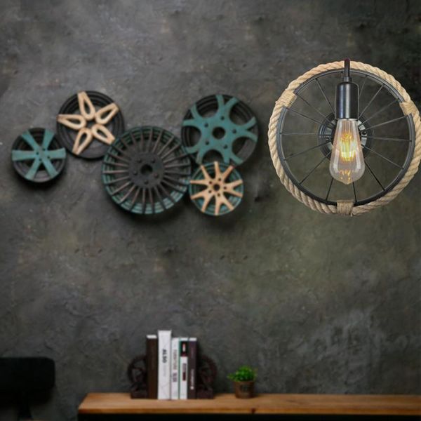 europe country aisle rope wheel-shaped wall lamp retro balcony staircase creative bedside personal bar iron led light
europe country aisle rope wheel-shaped wall lamp retro balcony staircase creative bedside personal bar iron led light