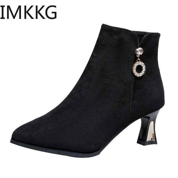 boots 2021 zapatos de mujer spring and autumn british style skinny heel ankle boot zip velvet fashion short, Black
boots 2021 zapatos de mujer spring and autumn british style skinny heel ankle boot zip velvet fashion short, Black